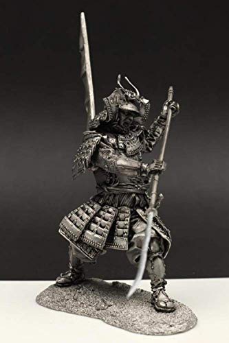 Estatua de la Escultura del Guerrero Estatua de la Escultura del Guerrero japonés Samurai japonés Modelo Estatua Metal Crafts Desktop Collection