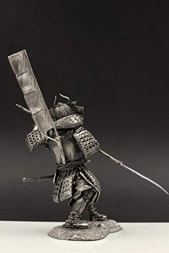 Estatua de la Escultura del Guerrero Estatua de la Escultura del Guerrero japonés Samurai japonés Modelo Estatua Metal Crafts Desktop Collection