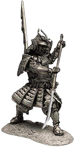 Estatua de la Escultura del Guerrero Estatua de la Escultura del Guerrero japonés Samurai japonés Modelo Estatua Metal Crafts Desktop Collection