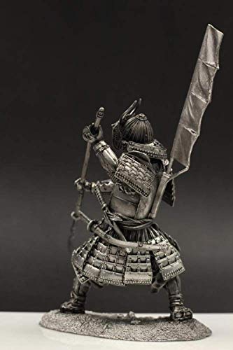 Estatua de la Escultura del Guerrero Estatua de la Escultura del Guerrero japonés Samurai japonés Modelo Estatua Metal Crafts Desktop Collection