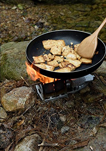 Estufa De Leña De Tamaño Palm Estufa Portátil Portátil De Tamaño Grande para Exteriores Estufa De Leña Quemador De Carbón Horno De Barbacoa Estufa De Ventilador Electrónica Estufa De Picnic