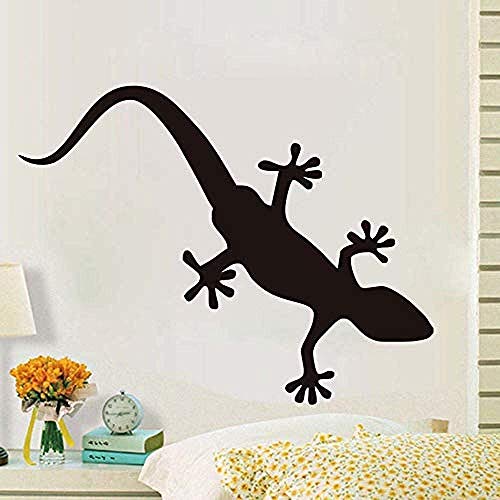 Etiqueta De La Pared Etiqueta Engomada De La Salamandra En El Arte De La Pared Del Vinilo De La Pared Etiqueta Decorativa Grande Del Hogar Del Animal Doméstico Del Arrastre Para La Sala58X75Cm