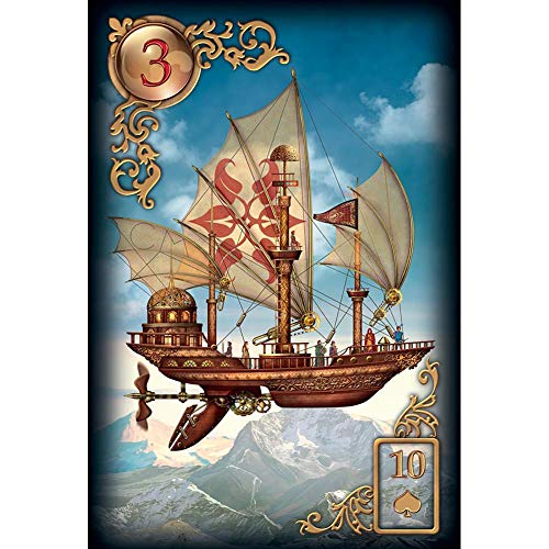 Euopat Carta del Tarot, Ensueño Dorado Lenormand: Edición Ampliada del Mercado Masivo De Bolsillo, Baraja De Cartas del Tarot De Juegos De Fiesta