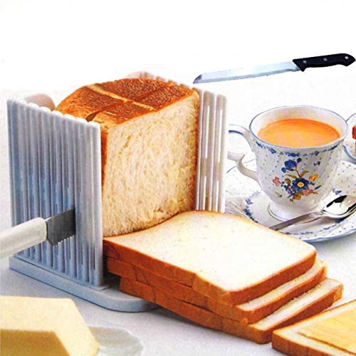 EUROXANTY® Tabla para cortar el pan | Tabla con guía para cortar pan de molde y bizchochos