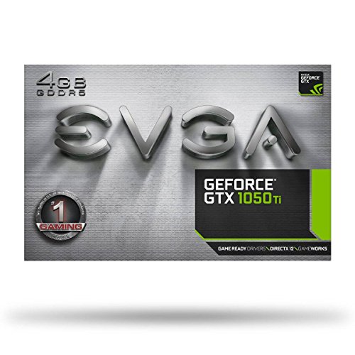 EVGA GeForce GTX 1050 Ti GAMING Tarjeta gráfica (4 GB GDDR5, DX12 Soporte OSD PXOC)