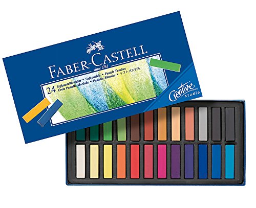 FABER-CASTELL Creative Studio - Tizas pastel (24 unidades, 24 unidades)