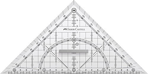 Faber-Castell Grip Triángulo 171.010 geometría con Grip 22 CM