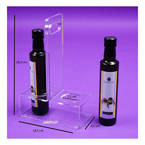 Faberplast FB976 - Soporte aceiteras vinagreras, color transparente