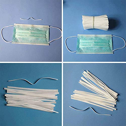 Facibom 200PC Strip Nose Bridge Strip para Hacer Accesorios de Bricolaje con Mascarilla