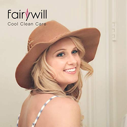 Fairywill Crystal Black Sonic Cepillo de dientes x4 Cerdas con dientes Para FW507, FW917, FW508, FW551, FW2011, FW959, FW515 Serie Cepillo de dientes negro FW02