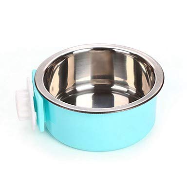 FANFEI 2l Perros/Conejos/pequeños Cuencos de Mascotas peludas Botellas/alimentadores/almacenes de Alimentos de Mascotas recipientes portátiles/alimentadores Que contienen Verde/Azul/Rosa, 2L, Rosa, L