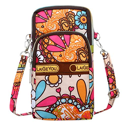 Fashion Women Girls Neutral Nylon Students Outdoor Sports Arm Bag Phone Bag Shoulder Bag