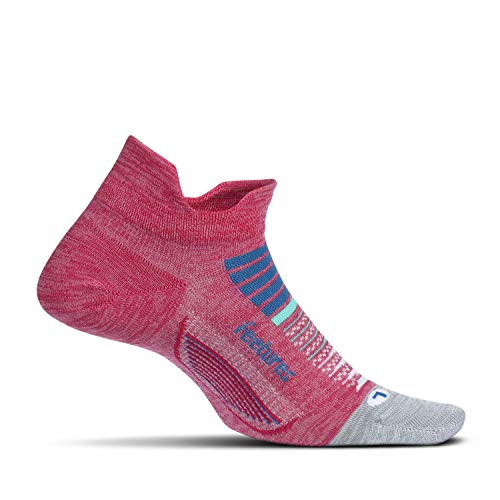 Feetures Elite - Calcetines unisex ultraligeros (pequeño, rosa quasar)
