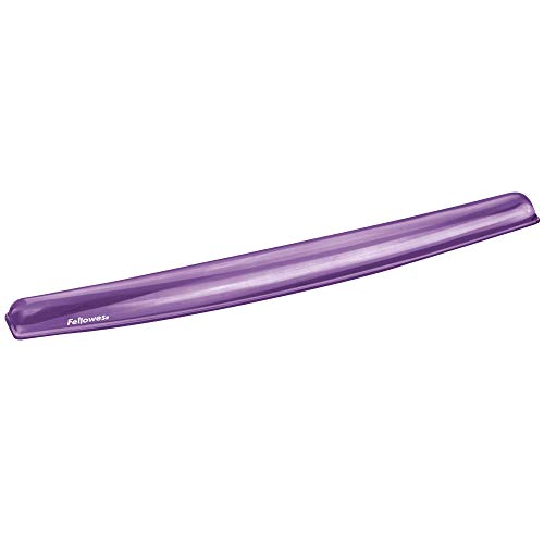 Fellowes Gel Crystals - Reposamuñecas para Teclado, Violeta