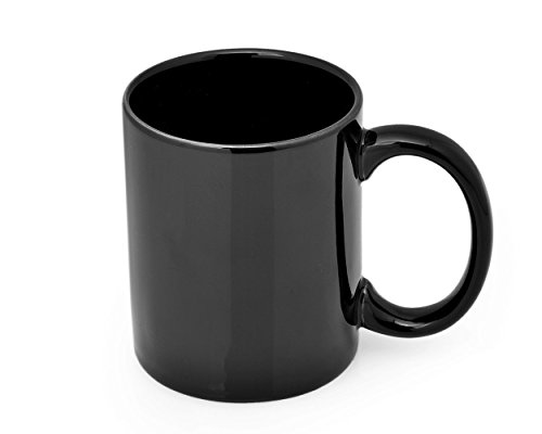 FGF tienen un día agradable taza de café dedo corazón taza de café cerámica taza zumo de leche té taza, cerámica, negro, 350 ML