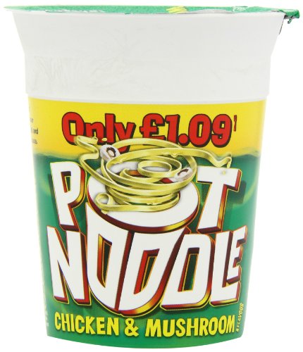 Fideos de pollo con fideos y champiñones, 90 g (paquete de 12)