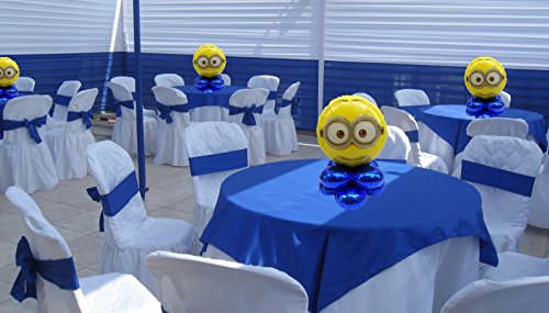 FIESTADEKOR Centro DE Mesa Minions FORMADO con Globos DE Poliamida Especial para Decoraciones DE CUMPLEAÑOS