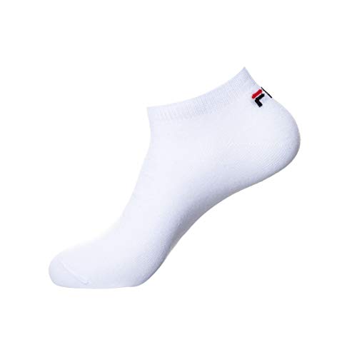 FILA - Calcetines invisibles para mujer (3 unidades) Blanco blanco 39-42