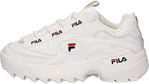 Fila D-Formation Wmn 5cm00514-125, Zapatillas para Mujer, Triple White, 38 EU