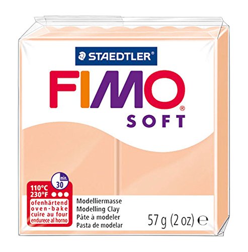 FIMO 8020 - Pasta de modelar, color piel clara, 56 gr (8020-43 ST)