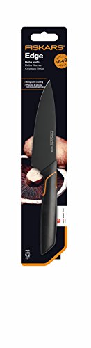 Fiskars Cuchillo Deba, Diseño moderno, Longitud total: 24 cm, Acero de calidad/Plástico, Edge, 1003096