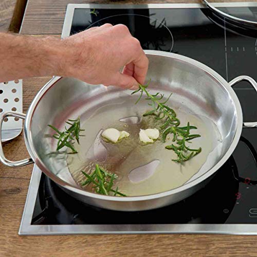 Fissler 084-358-20-100/0 Original-Profi - Cazuela de Acero Inoxidable con Asas (20 cm)