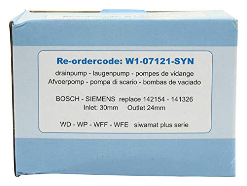 Fixapart W1-07121-SYN accesorio para artículo de cocina y hogar - Accesorio de hogar (684g, 115 x 170 x 125 mm) Gris, Color blanco