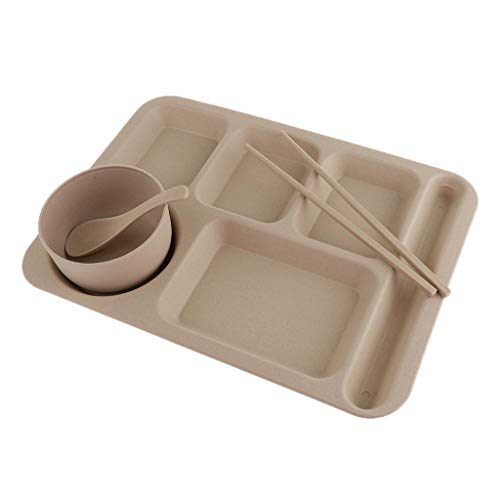 FLAMEER 1 Unidad Plato Contenedor de Almacenamiento de Alimentos de Comida para Mantener Fresco - Beige