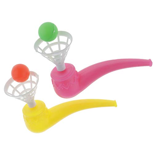 FLAMEER 2 Piezas Juguetes de Pelota de Tubo Sople Tubería Pipa para Obsequio de Caramelos Adornado