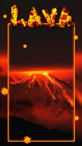 Floor is volcano lava Live Wallpaper