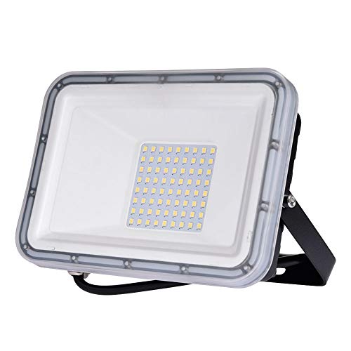 Focos LED Exterior, Yuanline 50W Iluminación de Exterior para Exteriores Resistente al Agua IP67 Floodlight para Jardín, Terraza, Camino, Estadio(Blanca Fría)