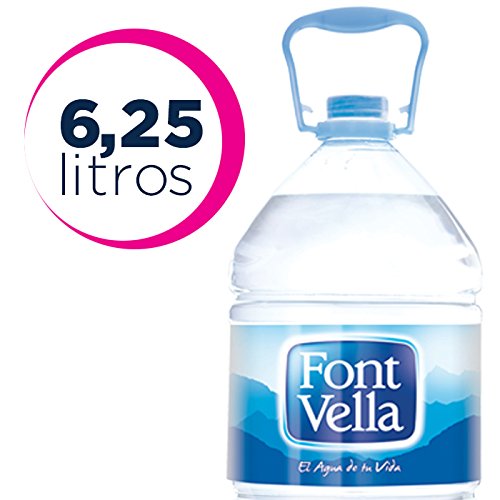 Font Vella, Agua Mineral Natural - Garrafa 6,25 l