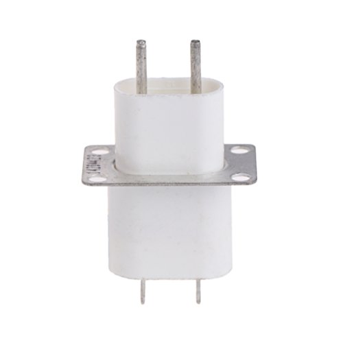 Forgun Home Magnetron - Convertidor de enchufe de 4 pines, color blanco