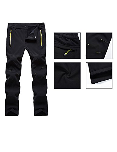 Freiesoldaten Pantalones de carga para hombre al aire libre resistentes al viento Softshell Pantalones