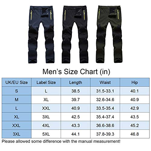 Freiesoldaten Pantalones de carga para hombre al aire libre resistentes al viento Softshell Pantalones