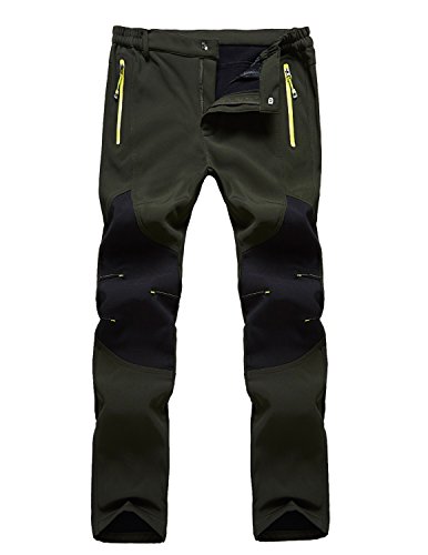 Freiesoldaten Pantalones de carga para hombre al aire libre resistentes al viento Softshell Pantalones