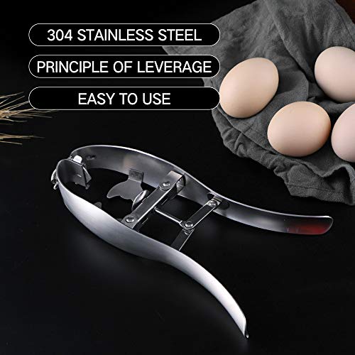 FrideMok abridor de Huevos Acero Inoxidable Separador de Huevos DIY Herramientas Accesorios de Cocina Cortador para Huevos