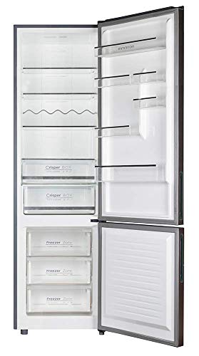 FRIGORIFICO COMBI INFINITON FGC-204TIX INOX NO FROST (Frigo mas congelador 2 Puertas,351 litros, Fresh Zone, Alto 200cm, A++, Luz Led, No Frost Total, Independiente)