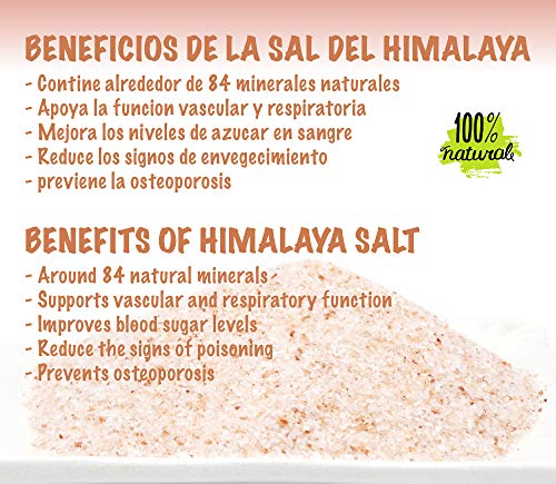 FRISAFRAN - Sal rosa del himalaya Natural GRUESA (500Gr)