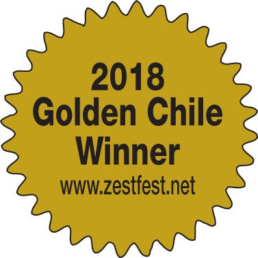 Frutos del Bosque con Trinidad Scorpion (100 ml.) / Ganador (Categoría Ultra-Hot) "Golden-Chile-Awards" Zestfest 2018, TX, EEUU / Nivel de picor: 9 von 10 (250 mil Scoville)