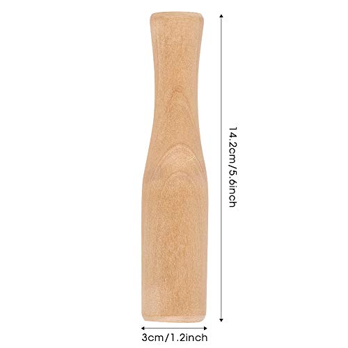 FTVOGUE Madera Maja Comida Muddle Grinding Rod para Puré de Crema Pasteleras Bebidas y Barra de Cócteles Herramienta