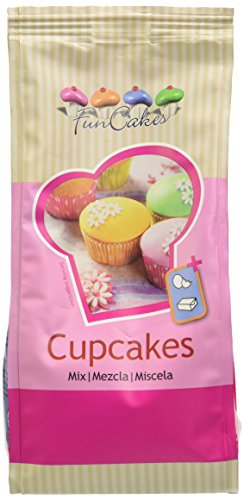 FunCakes Preparado para Cupcakes Esponjosos, Jugoso sabor a Vainilla Suave, 500g, FC38162