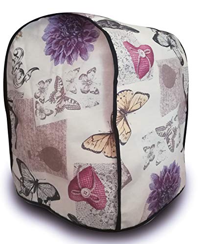 Funda antimanchas para Thermomix TM31 & TM5 & TM6 FLORES Y MARIPOSAS