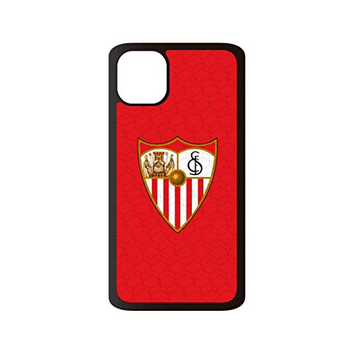 Funda móvil Sevilla Escudo Roja Compatible con iPhone 11 Pro. Carcasa de TPU de Alta protección. Funda Antideslizante, Anti choques y caídas.