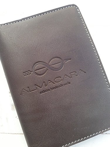 Funda pasaporte de piel 100% genuino. Handmade. Hecho en España. Regalo. Viaje de negocios. Vintage.