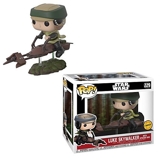 Funko Figura de vinilo coleccionable, multicolor, Los estilos pueden variar - Princess Leia/Luke Skywalker (228 or 229) , color/modelo surtido