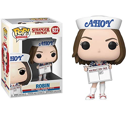 Funko- Pop TV: Stranger Things-Robin Figura Coleccionable, Multicolor (47203)