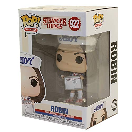 Funko- Pop TV: Stranger Things-Robin Figura Coleccionable, Multicolor (47203)