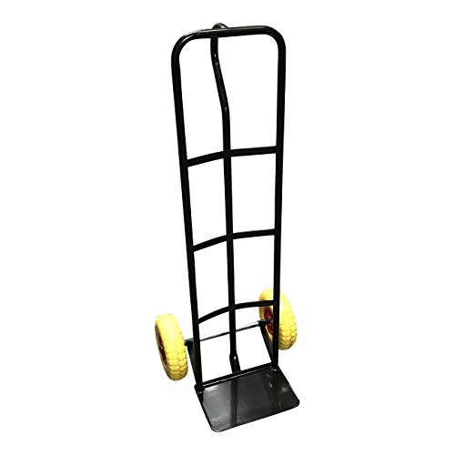 G-Rack T1BLACK Carro Industrial Resistente de Acero – con Neumáticos Antipinchazos y Capacidad de Carga 325 kg, Negro