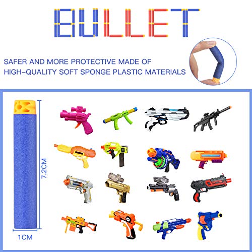 Gaflid Niños Chaleco Táctico, 2 Kit de Chaleco Táctico Nerf N-Strike Elite Series Juguetes Tácticos con 80 Espuma Dardos, 2 Quick Reload Clips, 4 Bullet Wrist Bands, 2 Scarf Mask, 2 Gafas